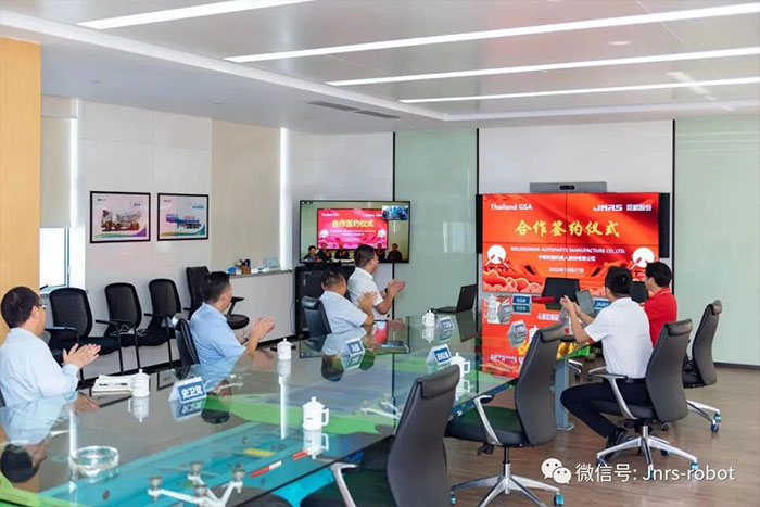 巨能機器人與泰國GSA合作簽約，攜手并進！